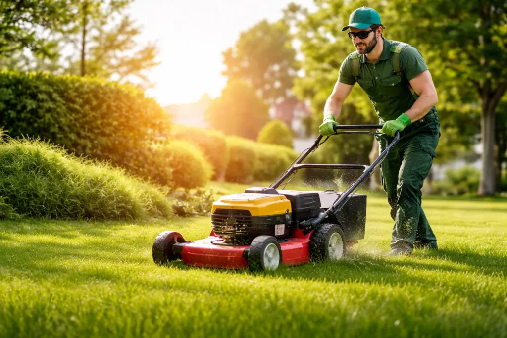 grass cutting
